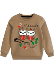 Whooo is The Cutest Adorable Fleece Shirts For Girls
