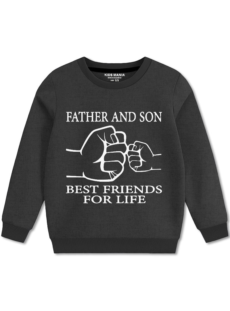 Boys Winter Sweatshirt – Father and Son Design