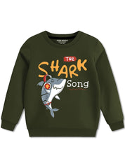 “The Shark Song” Print Sweatshirt