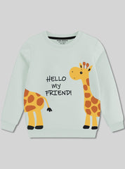 Hello My Friend Giraffe Sweatshirt