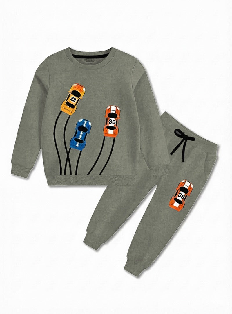 Boys Sports Car Winter Tracksuit