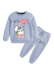 Sweet Bunny Girls Casual Tracksuit