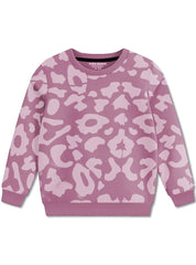 Girls Dusty Pink Camo Sweatshirt