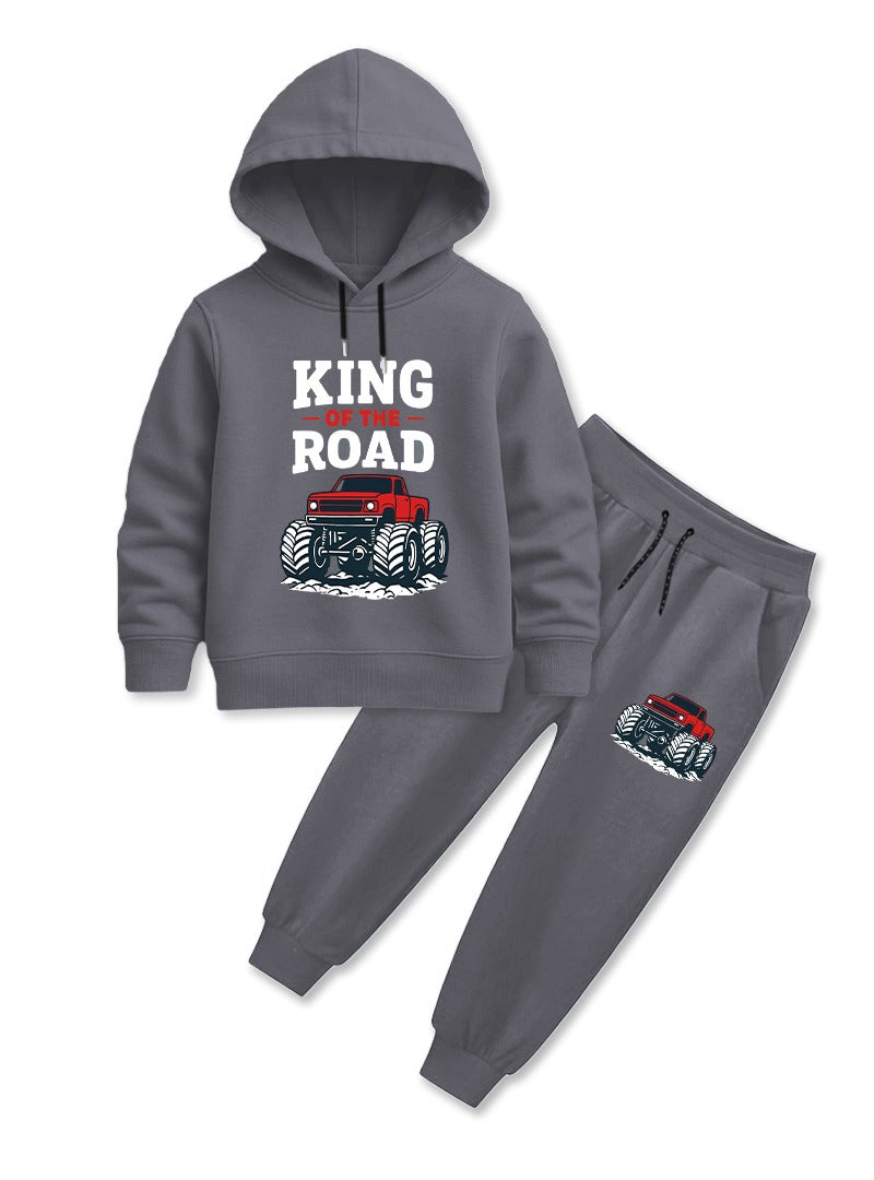 King of the Road Graphic Hoodie Tracksuit