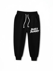 Bugs Bunny Print Black Trouser