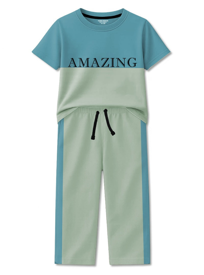Boys Amazing Color Block Tracksuit
