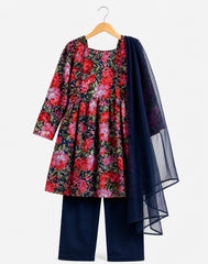 Girls Floral 3-Piece Suit