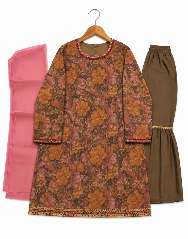 Girls Autumn Blossom Suit Set