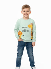 Hello My Friend Giraffe Sweatshirt