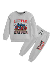 Little Driver Tracksuit For Boys