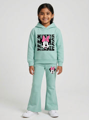 Girls Winter Hoodie Set Minty Minnie Dark