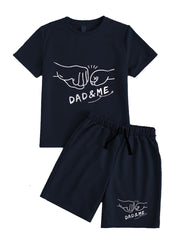 kids summer track suit in navy blue color