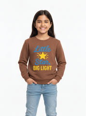 Little Star Big Light Sweatshirt For Girls