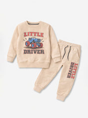 Little Driver Tracksuit For Boys