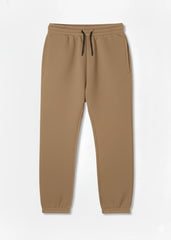 Fleece Trouser For Boys Cozy Fit with Elastic Waist for Everyday Wear Lite Brown
