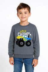 Little Crush Cozy Sweatshirt For Boys