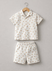 Boys Minimal Triangle Print Co Ord Set