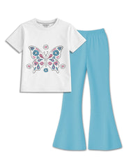 Girls Butterfly Garden Graphic Co Ord Set