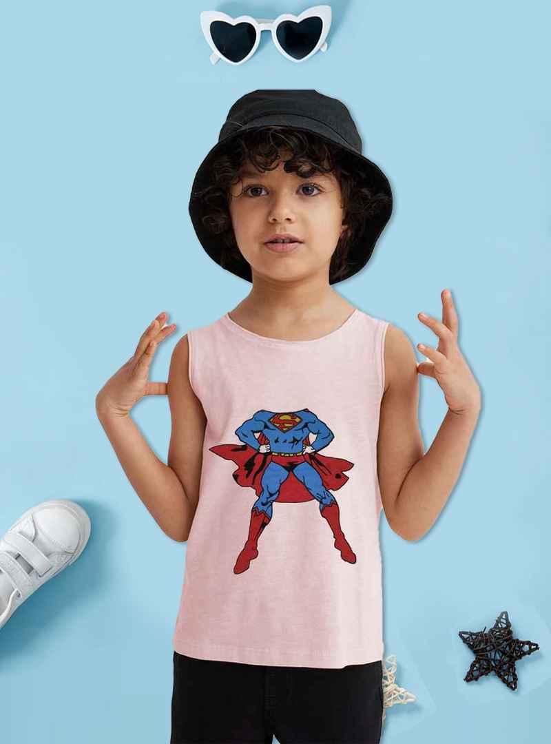 BOYS SLEEVE LESS T'SHIRT